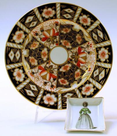 A 20thC Royal Crown Derby Imari pattern dinner plate