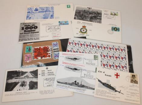 Various first day covers