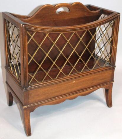 A Regency style mahogany music Canterbury