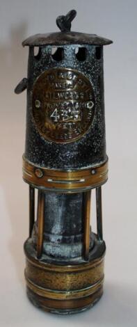 A 20thC Hailwoods Ackroyd & Best limited miner's lamp