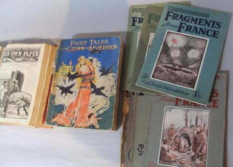 Various children's books and ephemera