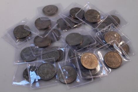 Various pre-decimal coins