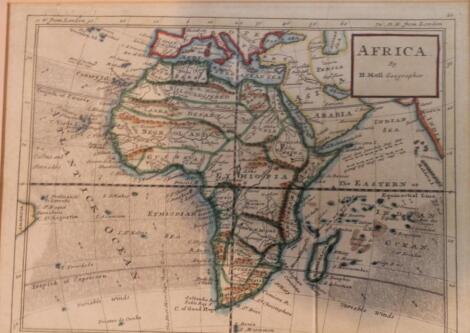 An 18thC H Moll map of Africa