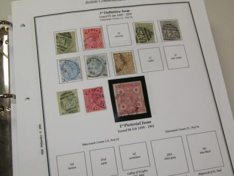 An album of British Common Wealth Maltese stamps