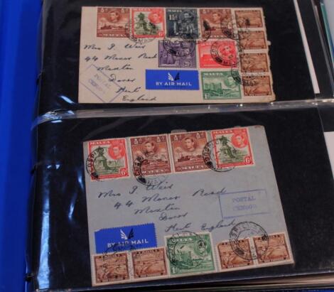 Various early 20thC and later Maltese related stamps