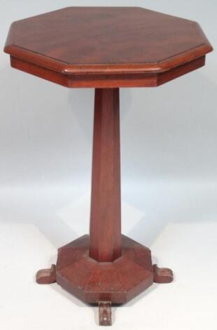 A late Victorian mahogany occasional table