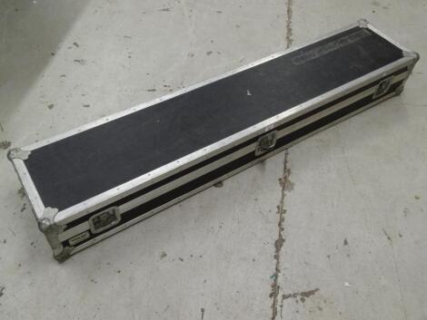 A 20thC sterling heavy duty instrument case