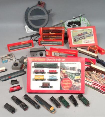 Various Hornby OO-gauge trains