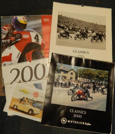 Two Metzeler Classic Motorcycle calendars