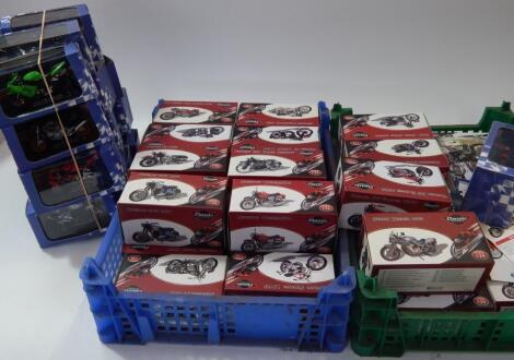 Diecast model motorbikes by Classic Motorbikes and Superbikes.