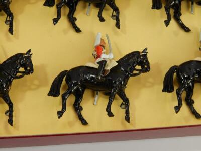 A set of six Britains lead figures of Lifeguards of The Household Cavalry - 2