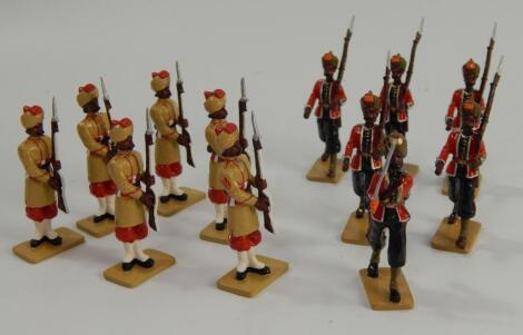 Six Britains lead figures of The Third Hyderabad Contingent Infantry