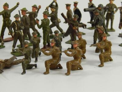 Lead model figures of WWI and later period British Army and Naval figures. - 2