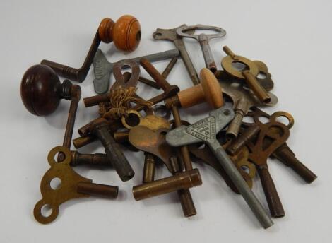 A collection of clock keys