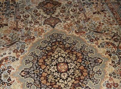 A modern Persian style patterned carpet