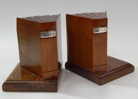 A pair of Stanley Motta treen bookends