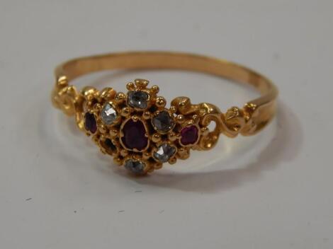 A Victorian dress ring