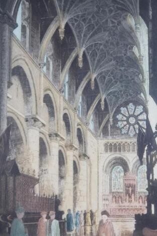 Joseph F Penn (?). Oxford Cathedral artist's proof print