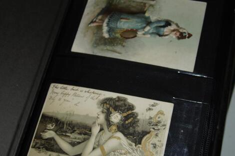 Postcards sent to and collected by Louisa P Le Blancq from Jersey