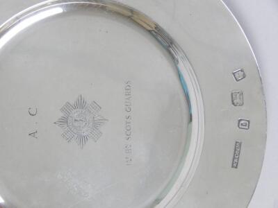 A George VI Aspreys silver small tray - 2