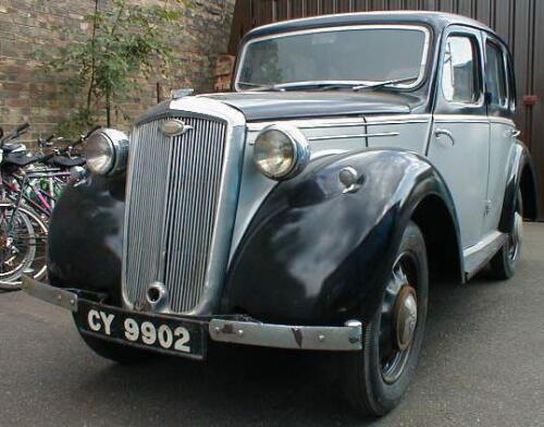 A 1947/8 Wolseley 8, green, bearing foreign registration CY9902 (Ceylon),