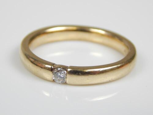 A 9ct gold dress ring