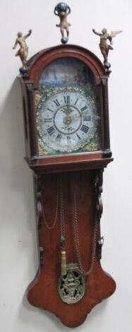 An early 20thC oak 'Act of Parliament' face clock