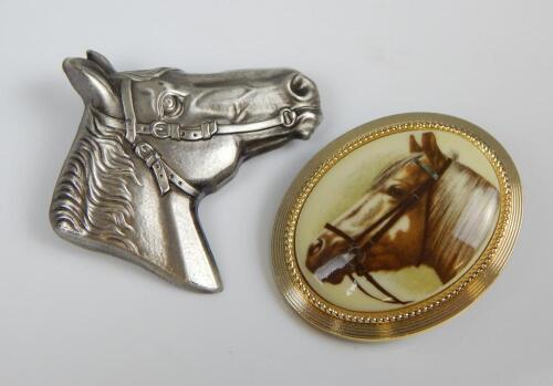 Two horse related items