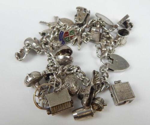 A charm bracelet