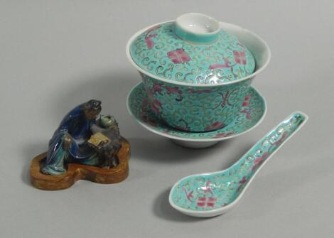 Two items of 20thC Chinese porcelain