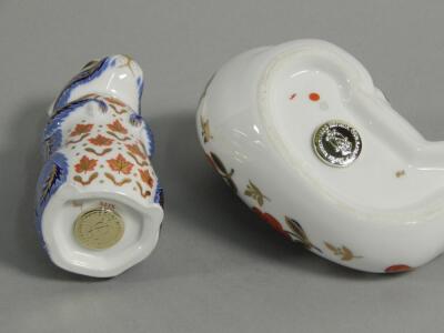 Two Royal Crown Derby porcelain figures - 2