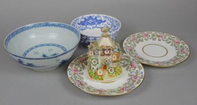 A collection of 19thC ceramics