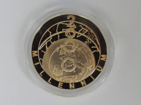 A Millennium Coin Collection coin