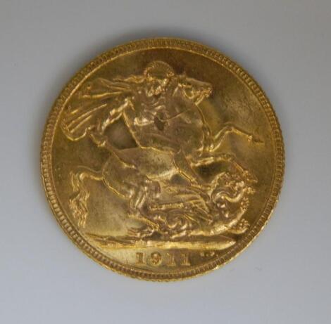 A George V gold full sovereign