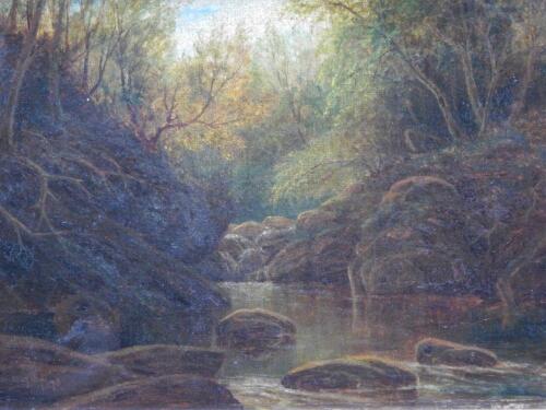 E.W.W. (19thC). River scene