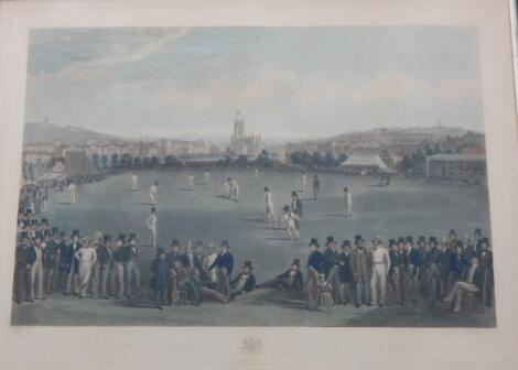 After William Drummond and Charles Basbe. The Cricket Match Between Sussex and Kent at Brighton