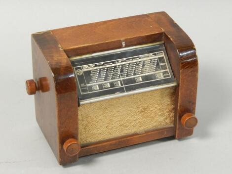 An unusual Art Deco style musical cigarette box