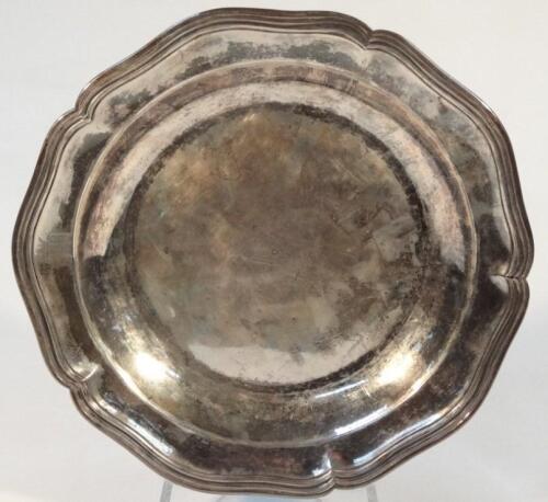 An early 19thC Old Sheffield plate dish