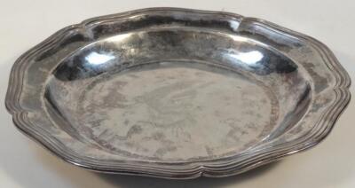 An early 19thC Old Sheffield plate dish - 2