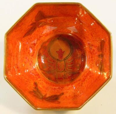 A mid-20thC Wedgwood butterfly lustre bowl - 2