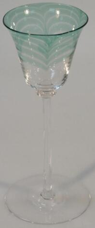 A wine glass