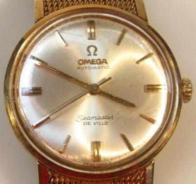 A 1967 Omega Seamaster De Ville automatic gents wristwatch