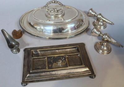 Various silver and plate