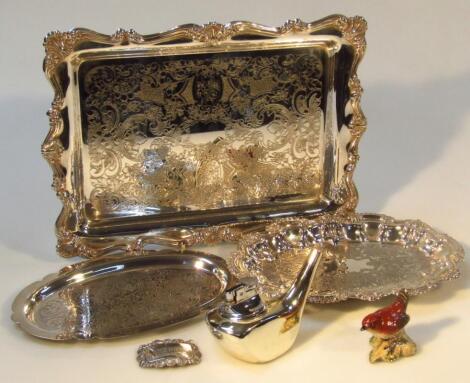 Various silver and plate