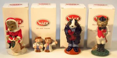 Various Wade International Collectors Club and other figures