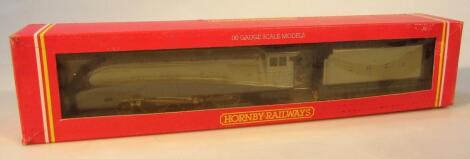 A Hornby OO-gauge R312 LNER 4-62 locomotive and tender