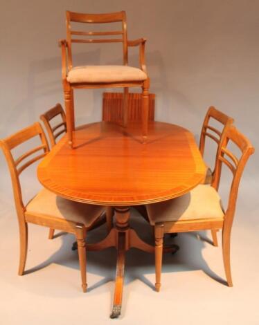 A 20thC Meredew D-end dining table