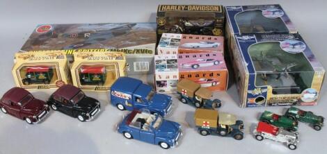 Various Airfix and other die-cast toys