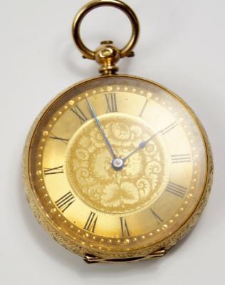 A Continental yellow metal fob watch