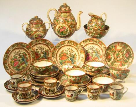 Various Chinese late Qing/Republican period Cantonese earthenware